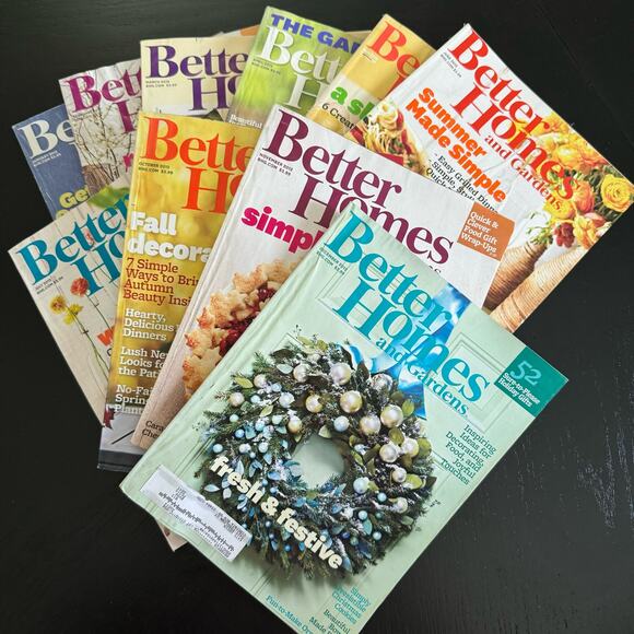 Better Homes Magazine - 10 Pack Bundle 2012